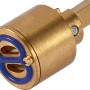 Messing-Oberteil 26mm für Kaltwasserventile KV-4050/60, Ersatzteil für Einhebelarmatur.