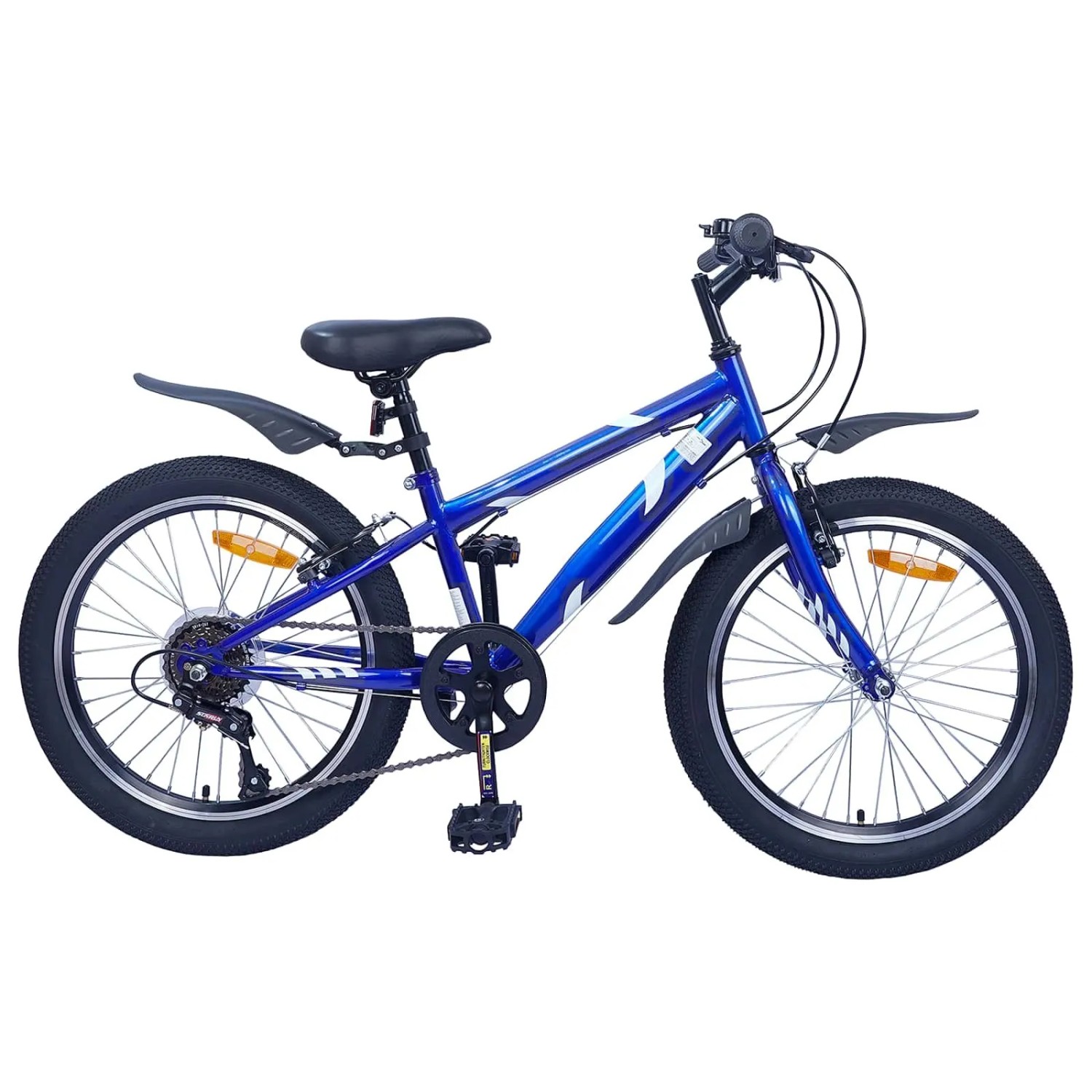 vidaXL Kinderfahrrad 20 Zoll 6-Speed für 6-11 Jahre Alt Dunkelblau 42009391
