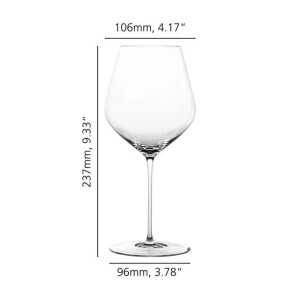 Spiegelau Hi-Lite Burgunderglas, 734 ml, 2er Set mit Poliertuch. Elegantes Geschirr für Weinliebhaber.