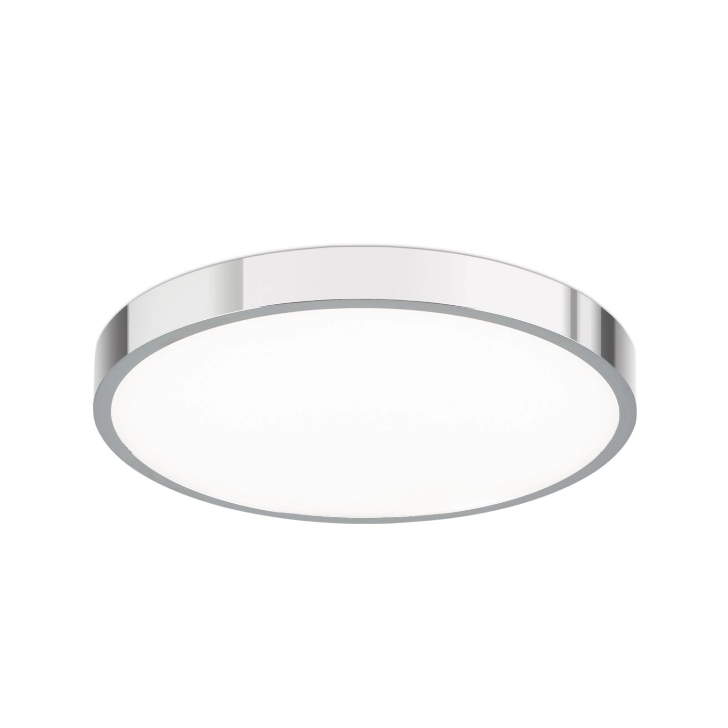 Orion Leuchten LED Deckenleuchte Ø 24 cm 24W 1980LM 3000K Chrom günstig online kaufen