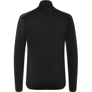 Schwarze Kübler Pulse Daily Strickjacke für Damen, Größe L, Rückansicht.