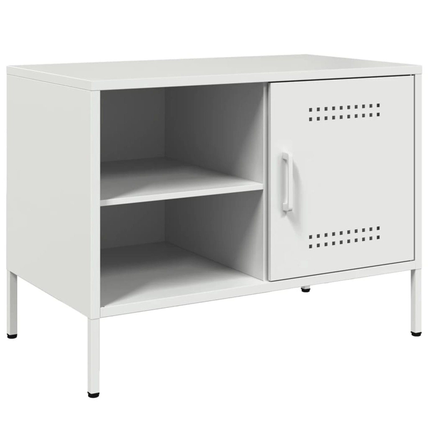 vidaXL TV-Schrank Weiß 68x39x50,5 cm Stahl 843004 günstig online kaufen