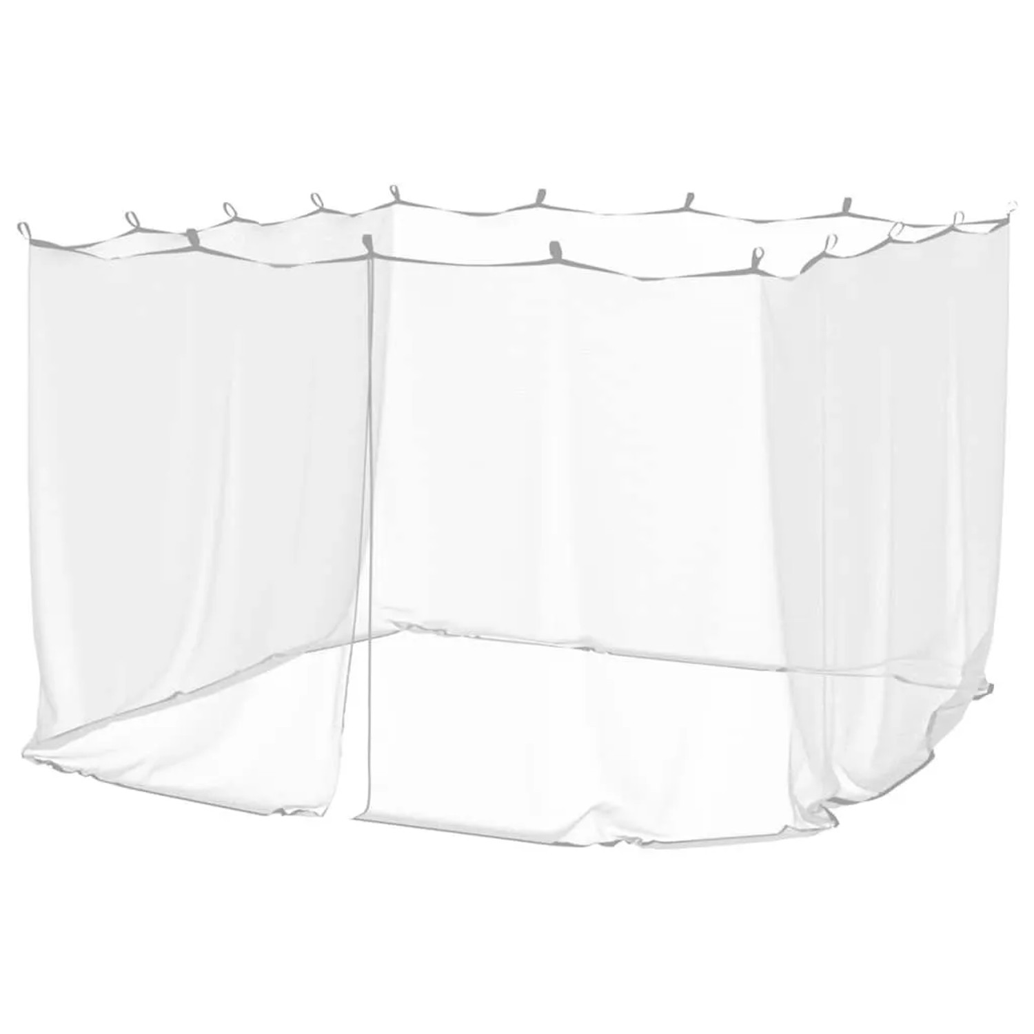 vidaXL Moskitonetz für den Außenbereich 220 Maschen Weiß 300 x 300 x 200 cm 4010037