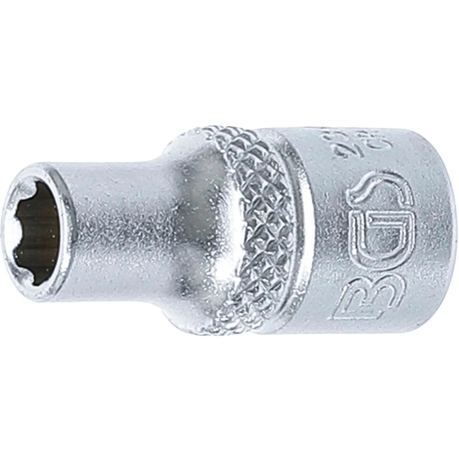 BGS Steckschlüssel Einsatz Super Lock Antrieb Innenvierkant 6 3 Mm  1 4 Zoll  SW 5 Mm 2345