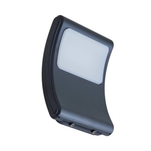 Lindby LED Wandleuchte Außen Radane 10025725 Spritzwassergeschützt in Alu aus Aluminium 1-flammig