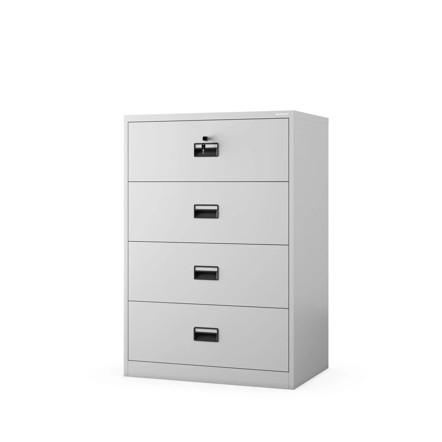 JAN NOWAK Metall-Karteischrank SARA XL V4 132x90x60 cm Grau