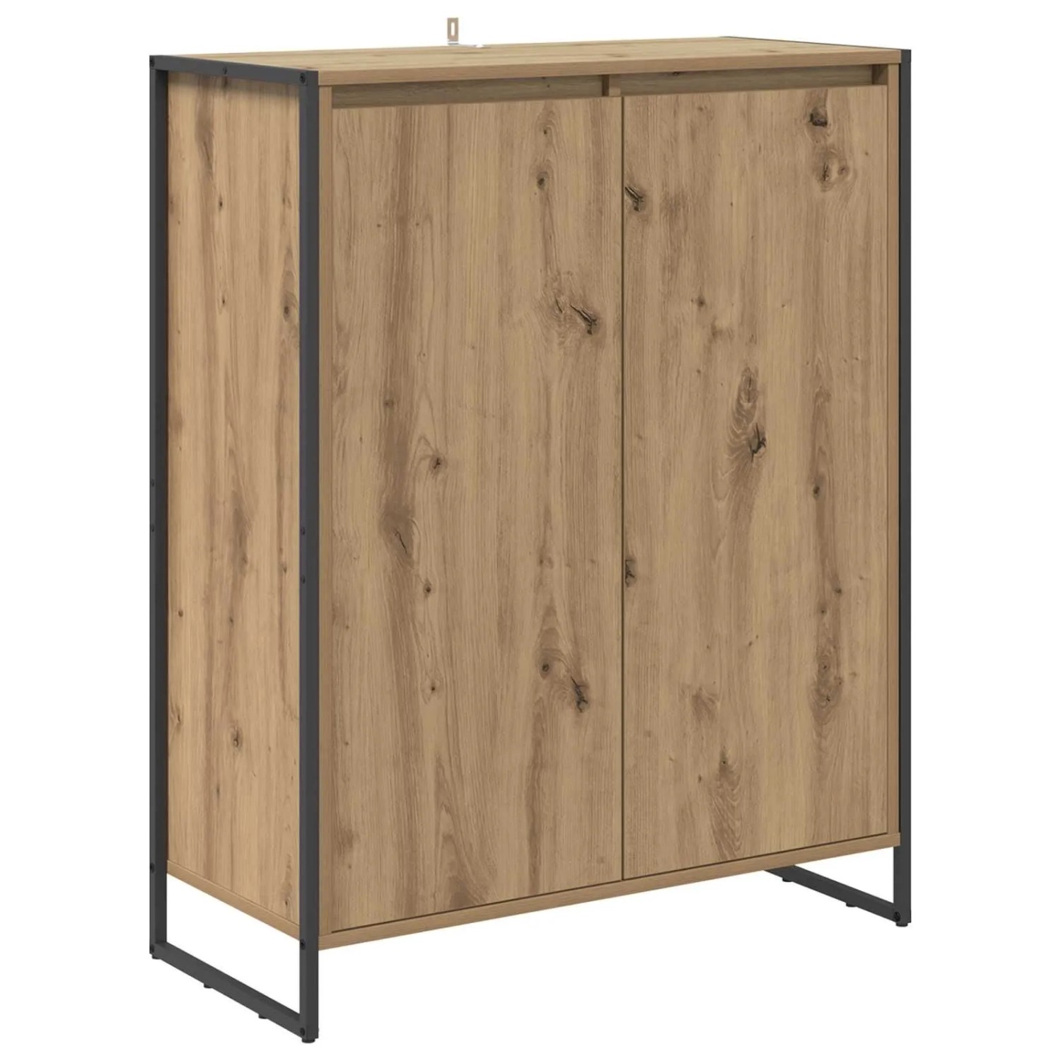 vidaXL Schuhschrank Kunsthandwerk Eiche 79 x 36 x 100 cm Holzwerkstoff 886467