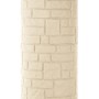 Arves Regentonne Arcado 460 l in Sandstein-Optik mit Wasserhahn-Anschluss.