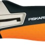 Fiskars Universalmesser CarbonMax™ mit einziehbarer Klinge und orange-schwarzem Griff.