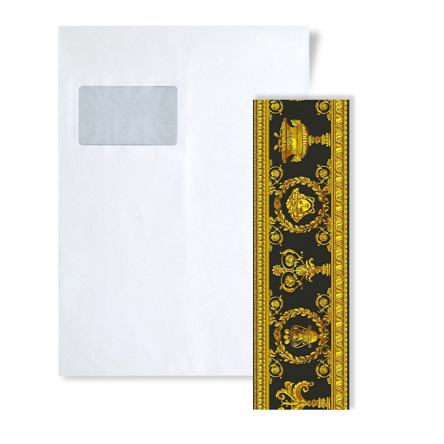 PROFHOME 1 MUSTERSTÜCK S-343051-GU Länge ca. 29 cm MUSTER der Barock Tapete günstig online kaufen