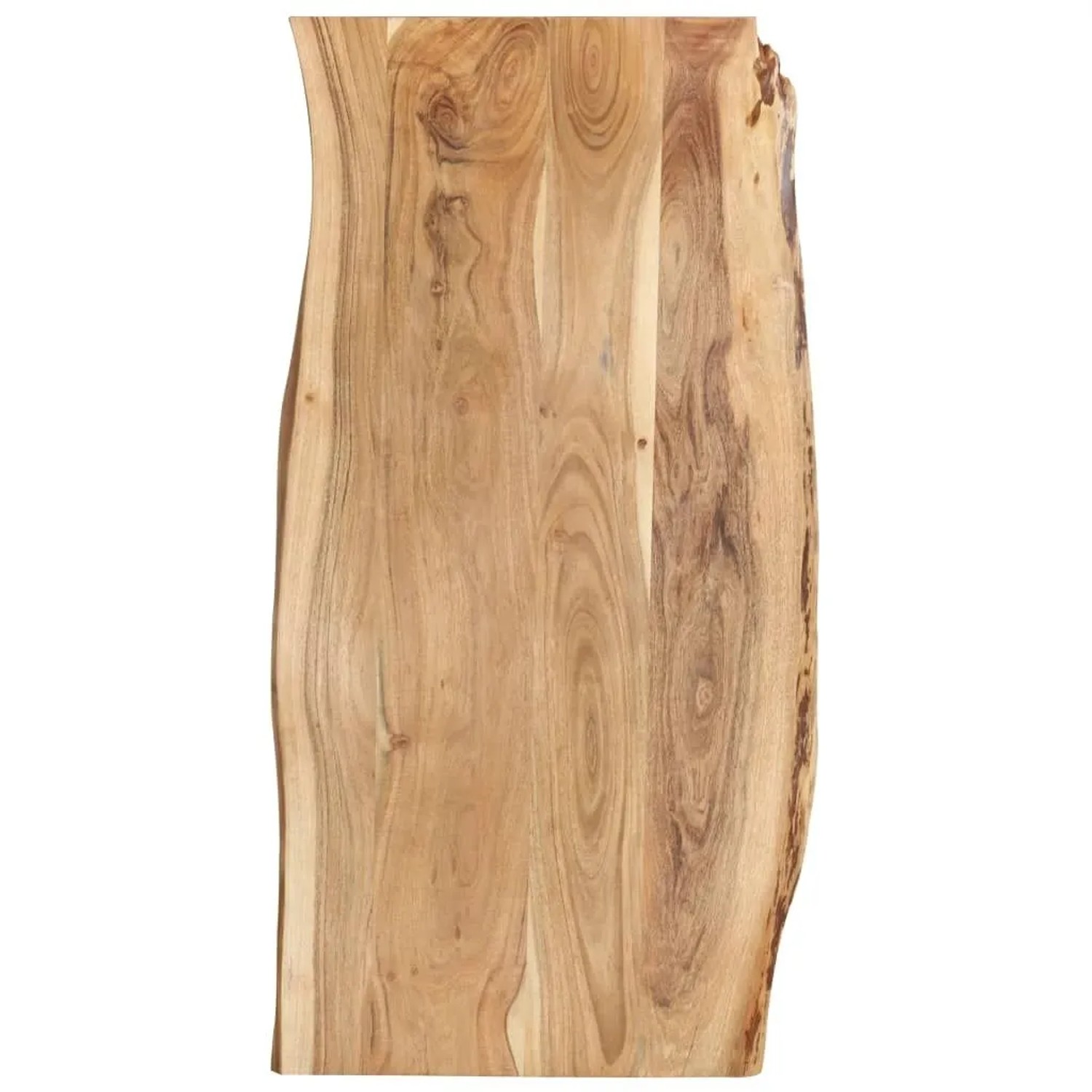 vidaXL Tischplatte Massivholz Akazie 118x50-60x2,5 cm 286333