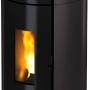 Freepoint Pelletofen Globe, Stahl Anthrazit, 10,5 kW mit Automatik. Moderner Ofen für behagliche Wärme.