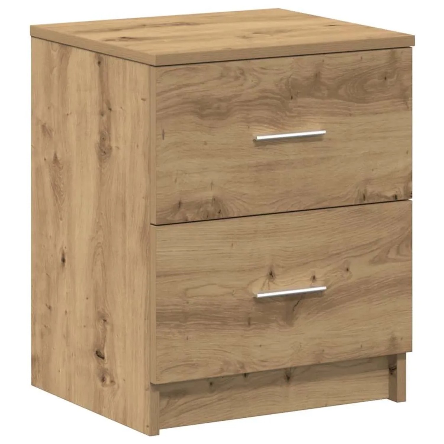 vidaXL Nachttisch mit 2 Schubladen Artisan-Eiche 40x36x50 cm 858801