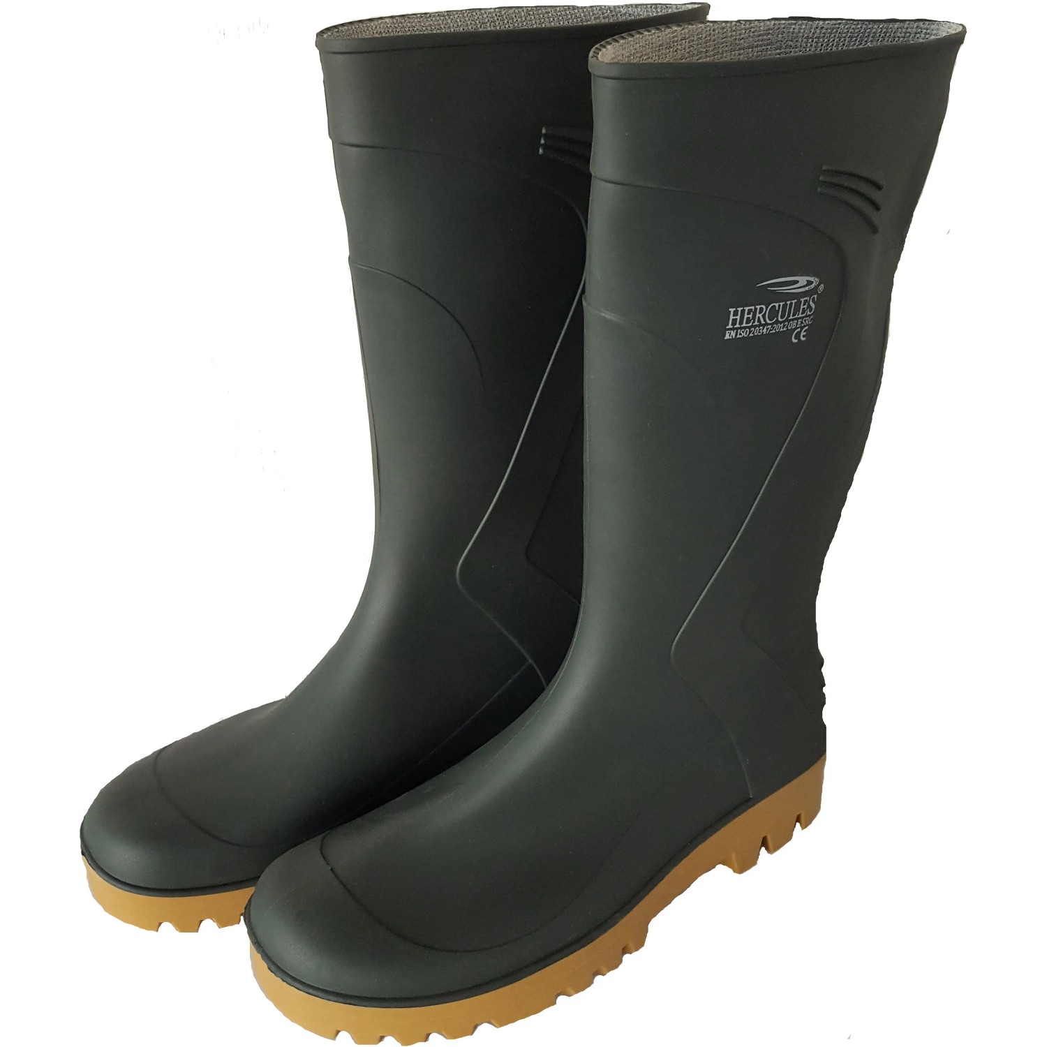 Gummistiefel Damen Terrax Workwear Gummistiefel PVC Halbhoch 44 Grün-Schwarz Kaufen Bei OBI main image 0