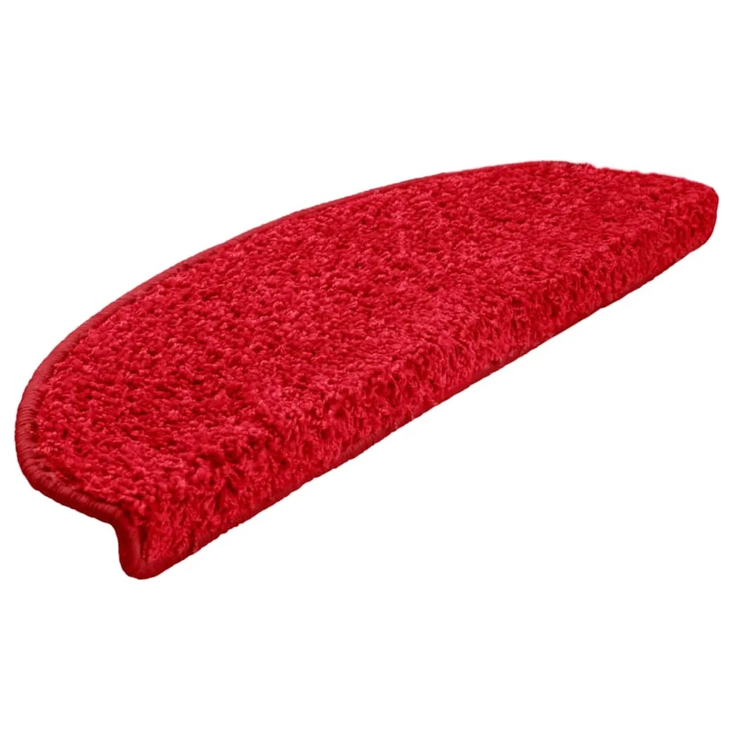 vidaXL Stufenmatten 10 Stk 65x21x4 cm Rot Halbrund Groß 149813