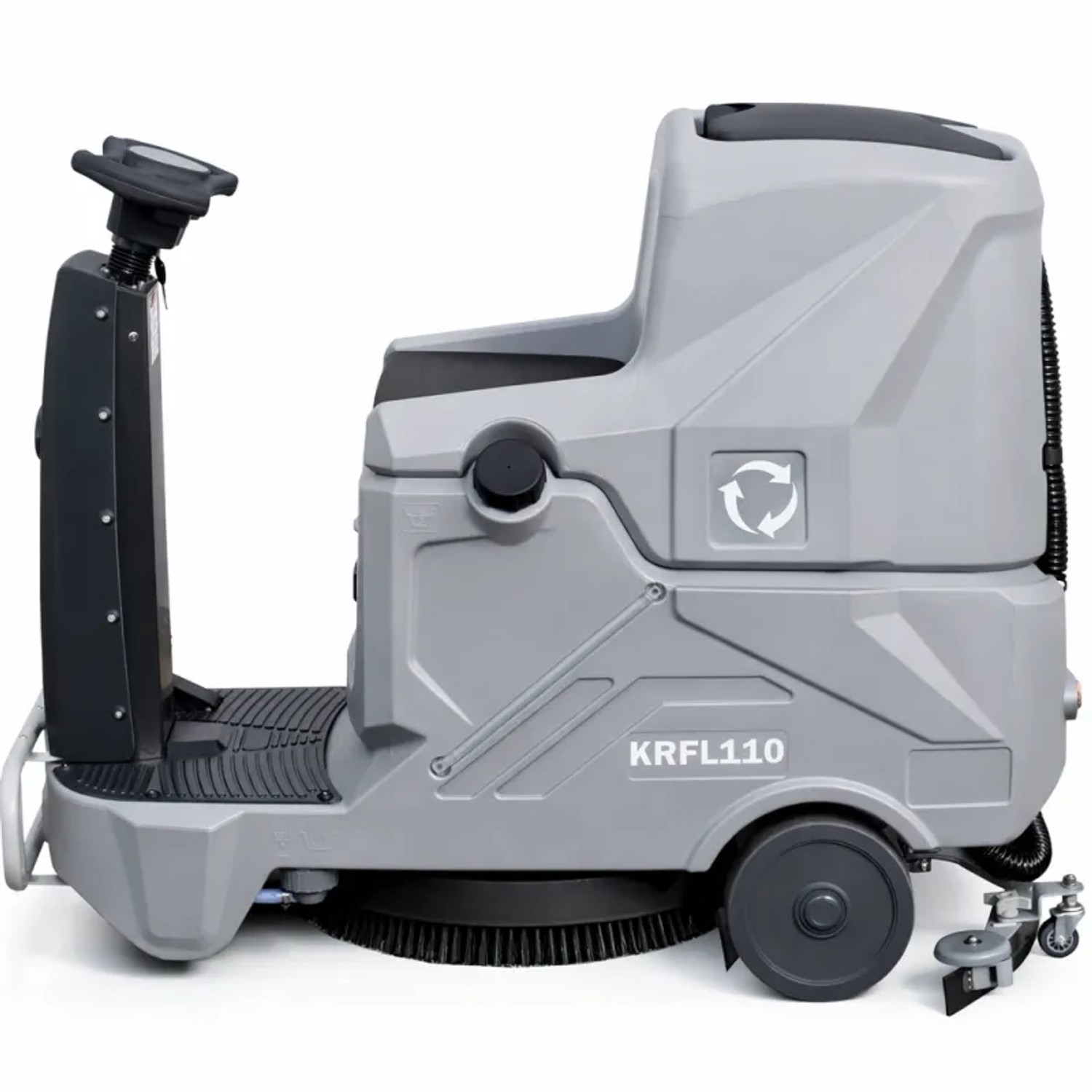 DeTec. Aufsitzscheuersaugmaschine DT FL70 mit 2 Akkus Scheuersaugmaschine 56 cm Bürstendurchmesser_3
