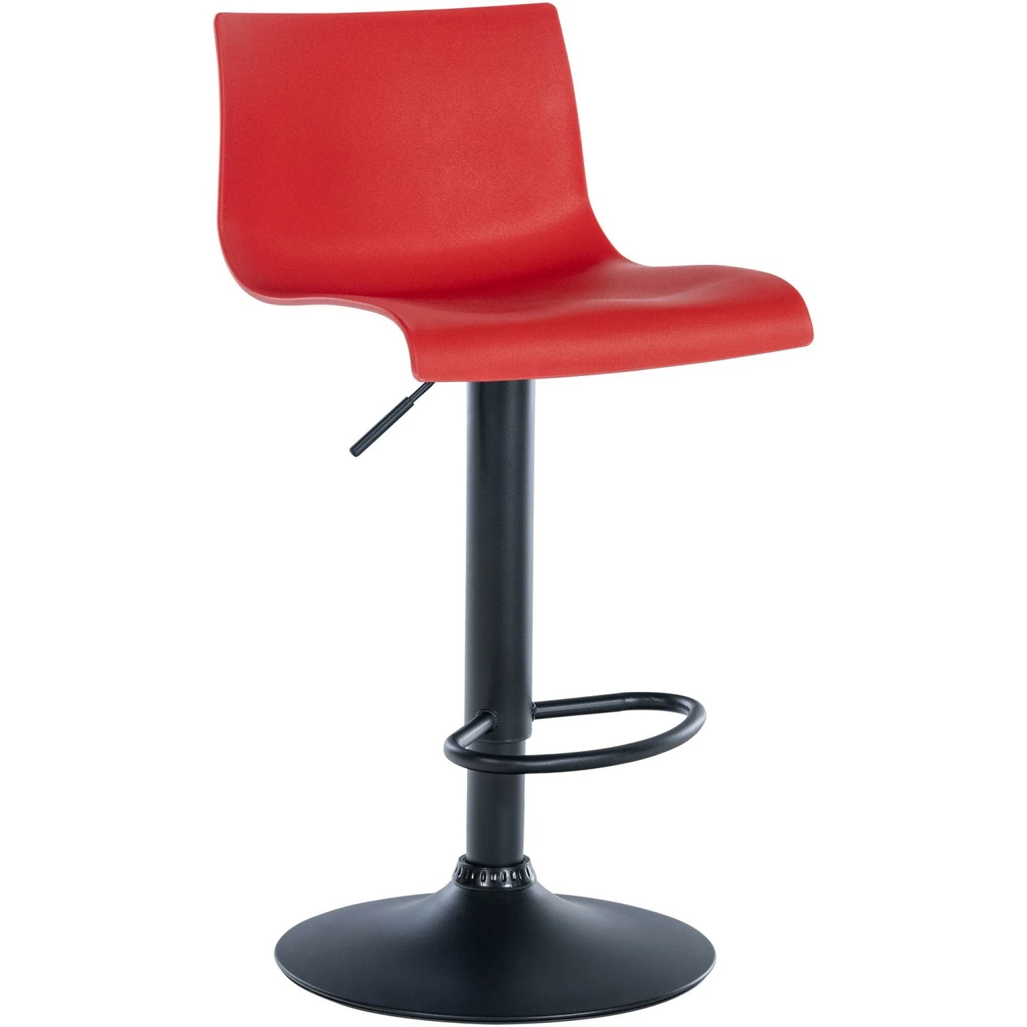 CLP Barhocker Branford rot/Kunststoff
