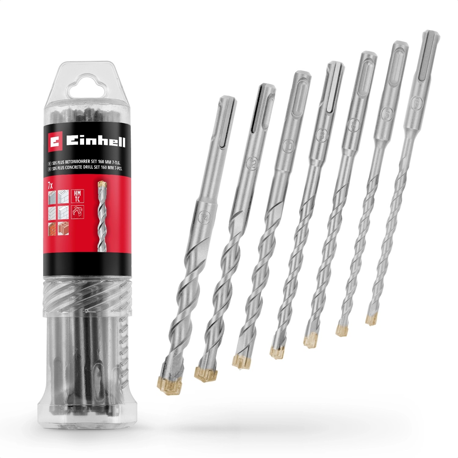Thumbnail - Einhell SDS Plus Hammerbohrer Set 7tlg 160 mm