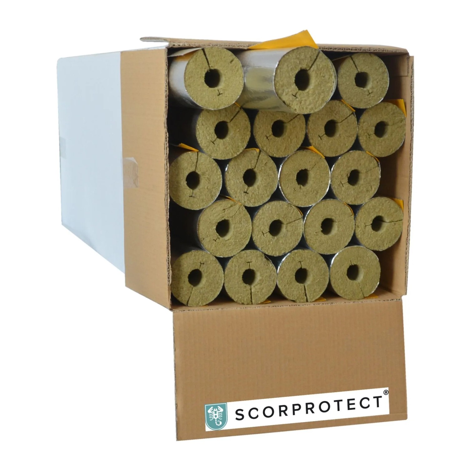 Scorprotect Karton Rohrisolierung Alu 28 MM X 30 MM