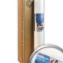 Verpackung und Rolle PROFHOME NORMVLIES 150g, glatte, weiße Vliestapete.