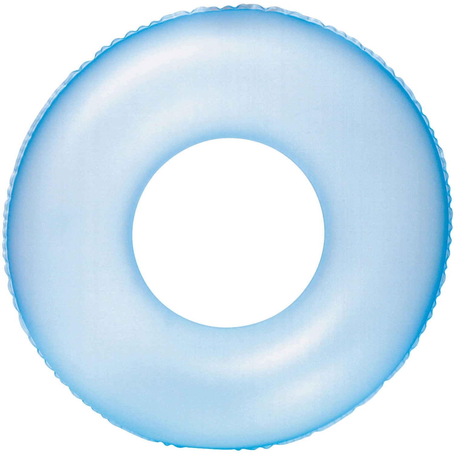 Blauer Bestway Schwimmring, Unifarbe, Durchmesser 76 cm, aus phthalatfreiem PVC.