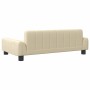 vidaXL Hundebett Creme 90x53x30 cm Stoff 171846_5