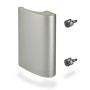 SOTECH Balkontürgriff SEJA 82 x 52,5 x 20 mm BA 48 mm Aluminium Verdeckte Verschraubung Silbergrau Eloxiert
