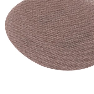 STAHLWERK Schleifscheibe, 125mm, Gitternetz, Klett, Zubehör für Winkelschleifer.