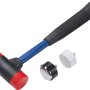 LUX Kombihammer 35 mm mit auswechselbaren Köpfen für vielseitige Arbeiten.