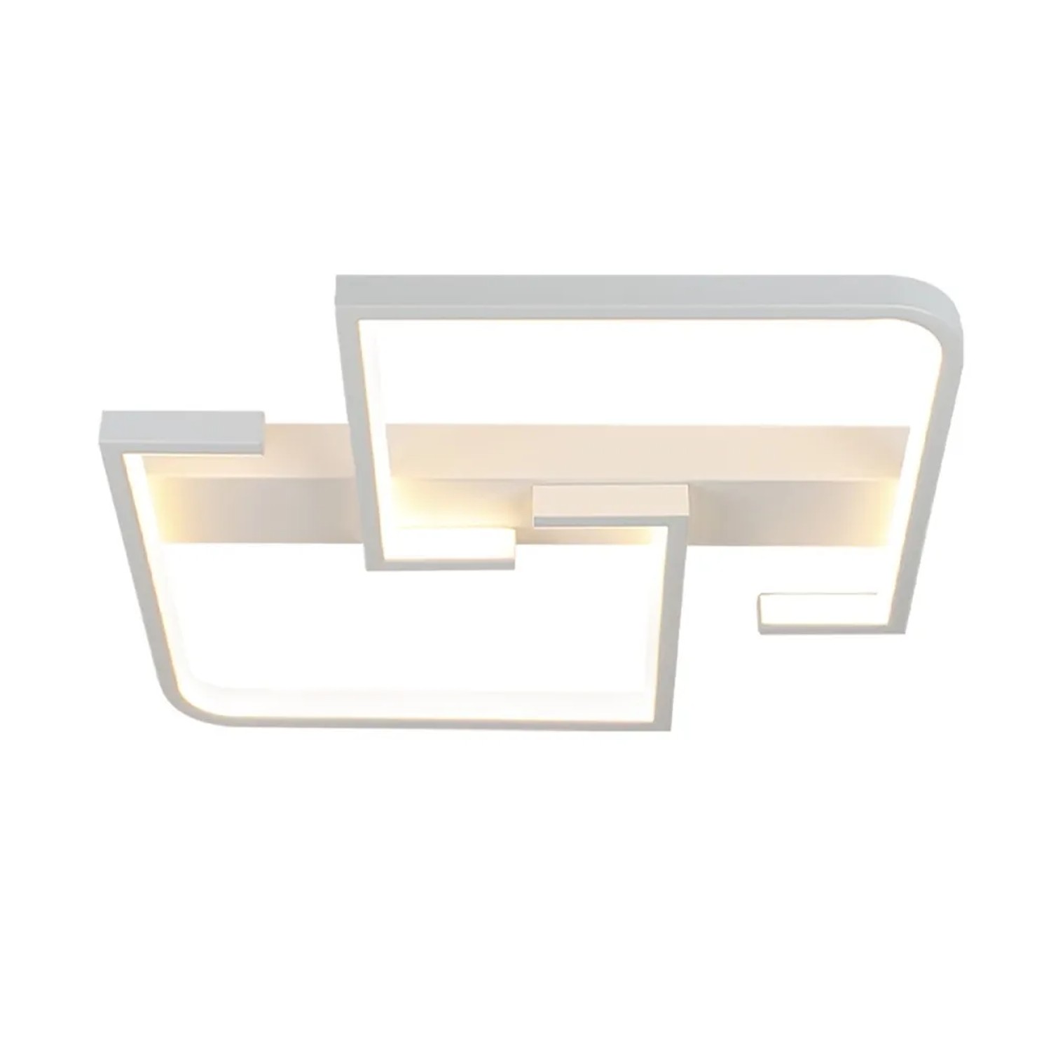 NETTLIFE LED Deckenleuchte aus Metall L30cmWeiß