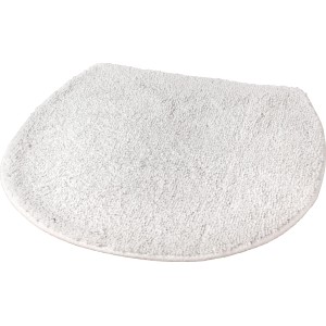 Schneeweißer Kleine Wolke Deckelbezug Cotone, 47x50cm, aus Baumwolle für Bad & WC.