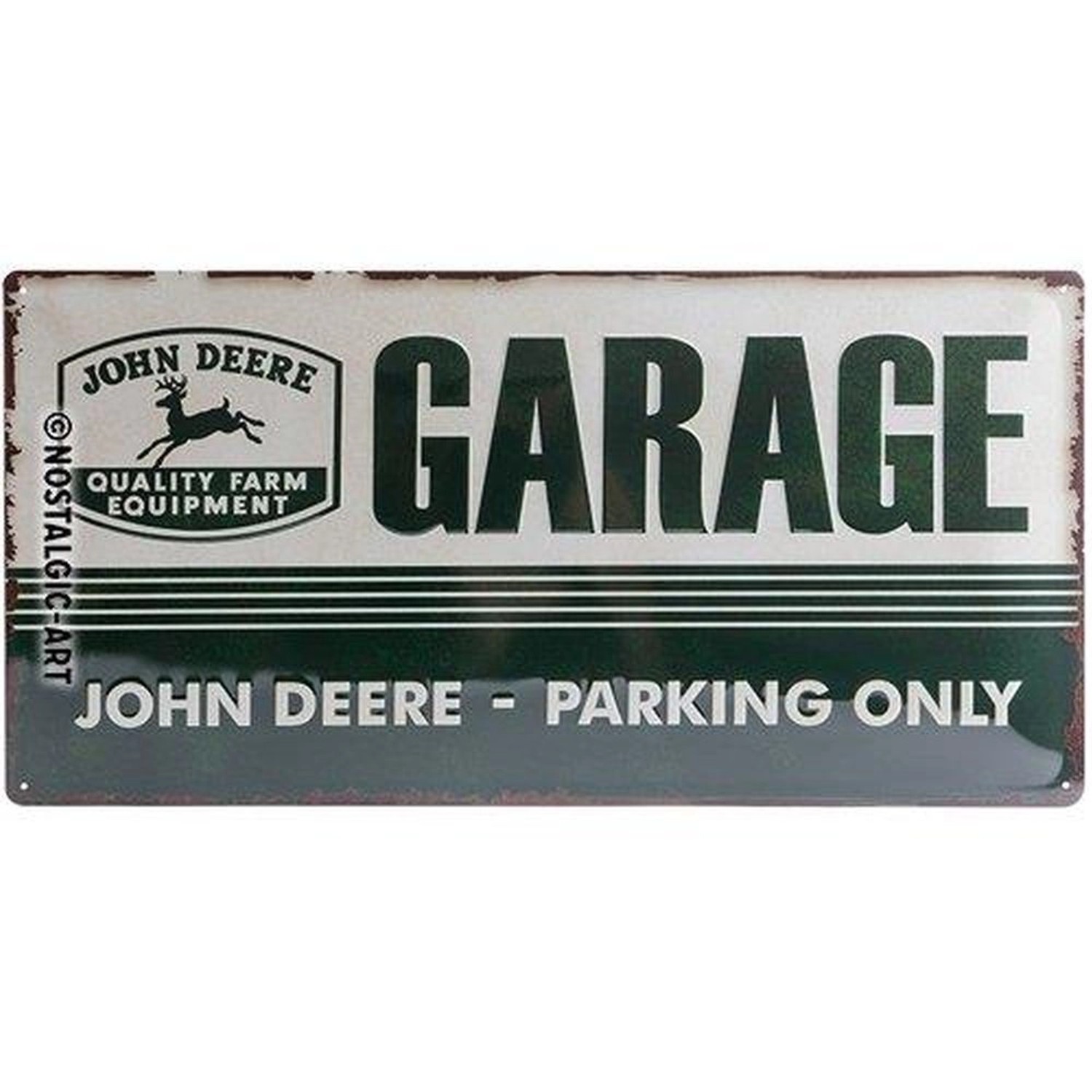 Nostalgic-Art Blechschild 25 x 50cm - John Deere - John Deere Garage günstig online kaufen