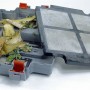 Filterkartusche des Interline Poolroboters Jellyfish 5220 mit Schmutz.