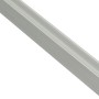 H-Profil aus Aluminium, 9x12x2000 mm, ideal für Konstruktionen und als Schutz.