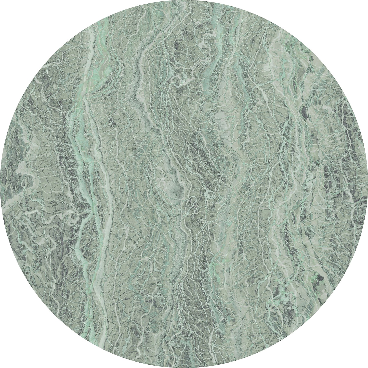 Komar Fototapete Green Marble D: ca. 125 cm günstig online kaufen