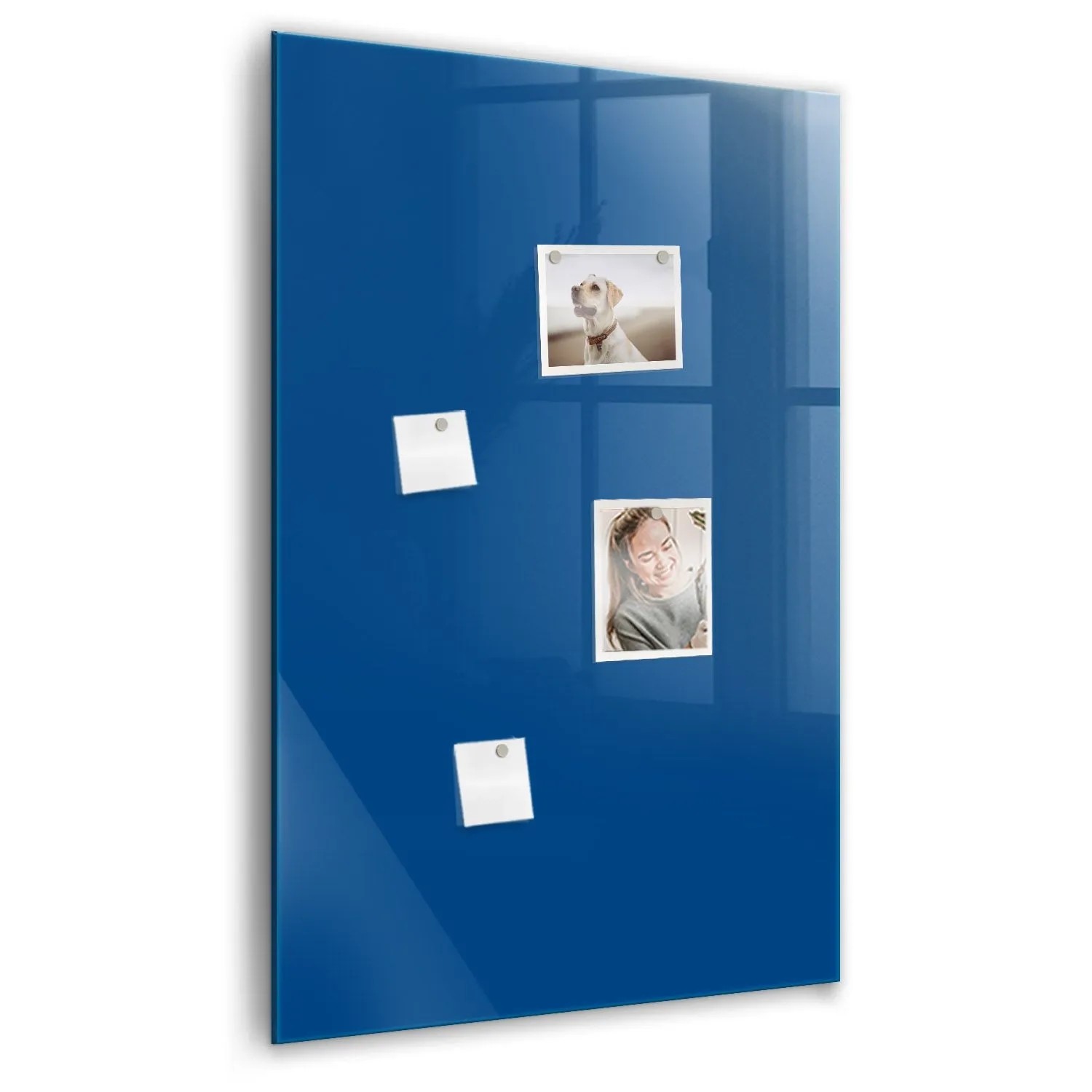 Tulup Beschreibbare Glasmagnettafel Blaue Farbe 60x90 cm Magnettafel Büro G günstig online kaufen