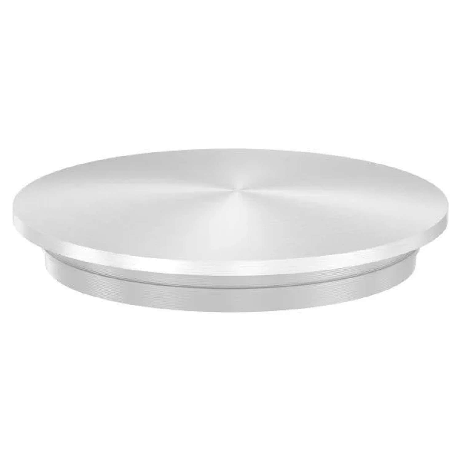 FeNau Einsteckkappe Edelstahl V2A Für Rohr Ø 42,4 X 3,0 mm Leicht Gewölbt Zum Einschlagen
