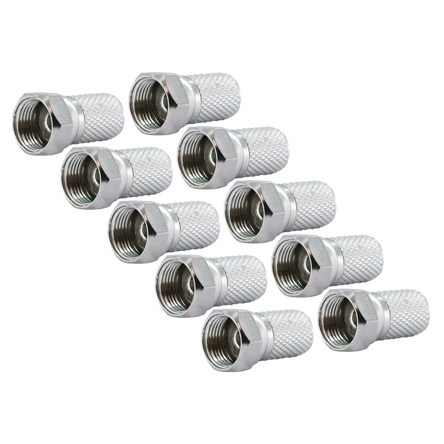 Schwaiger F-Stecker FST8010 531 Silber 8 mm