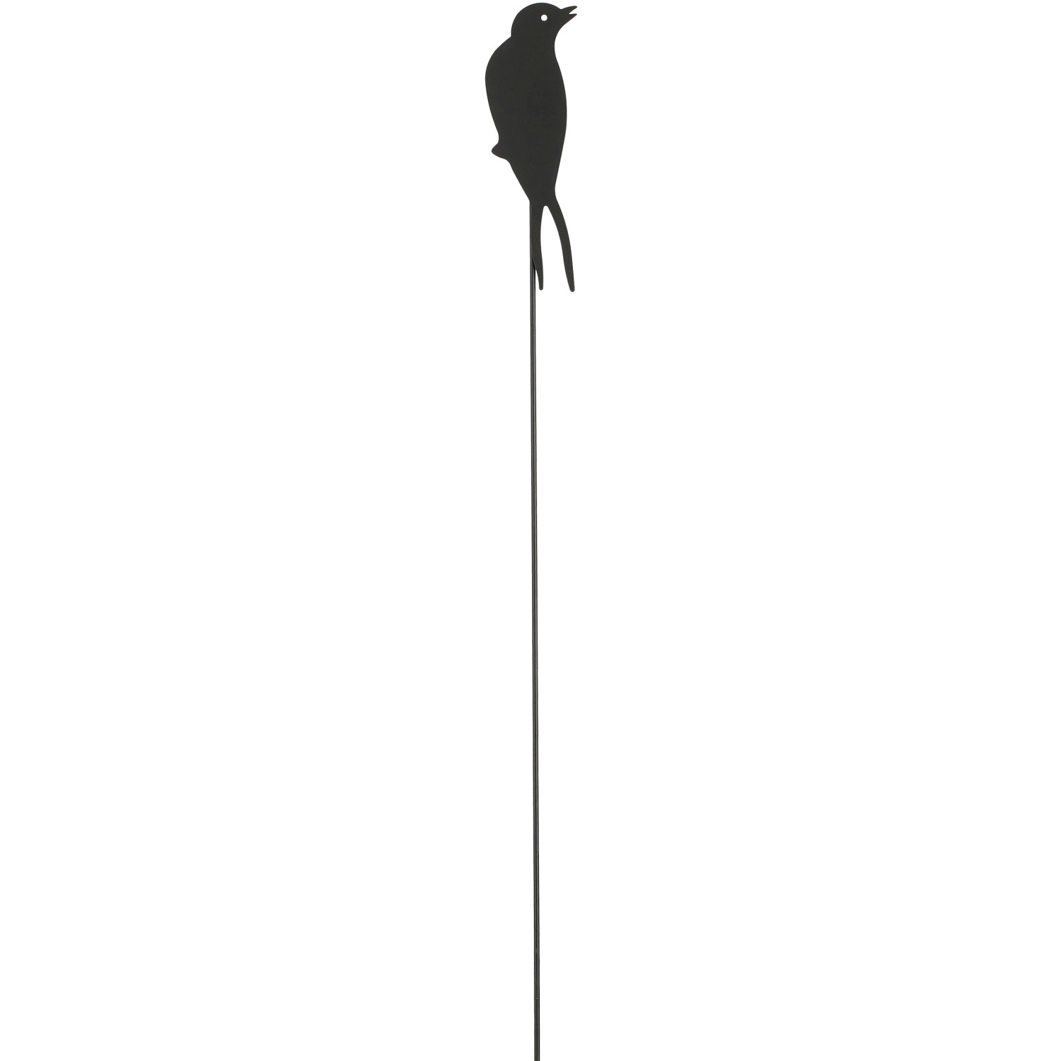 Mica Decorations Gartenstecker Schwalbe Schwarz 9 x 0,5 x 115 cm (LxBxH)