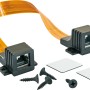 Schwaiger Ultra-Slim LAN-Fensterdurchführung für Netzwerkverbindung, mit Zubehör.