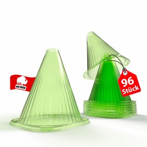 96er Set BigDean Pflanzhauben, grüne Pflanzglocken zum Schutz von Pflanzen im Garten.
