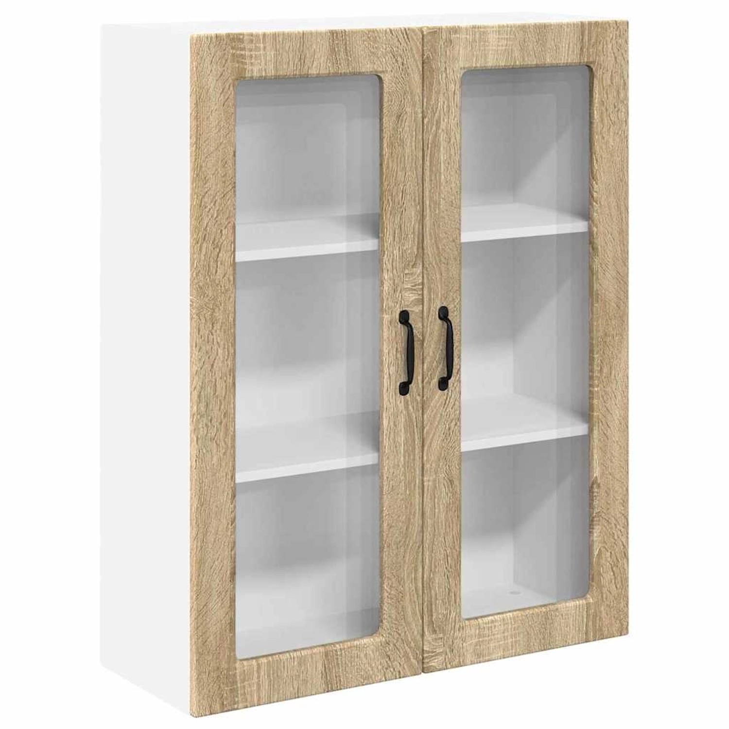 vidaXL Küchenwandschrank Sonoma-Eiche 80 x 31 x 100 cm Holzwerkstoff 884806 günstig online kaufen