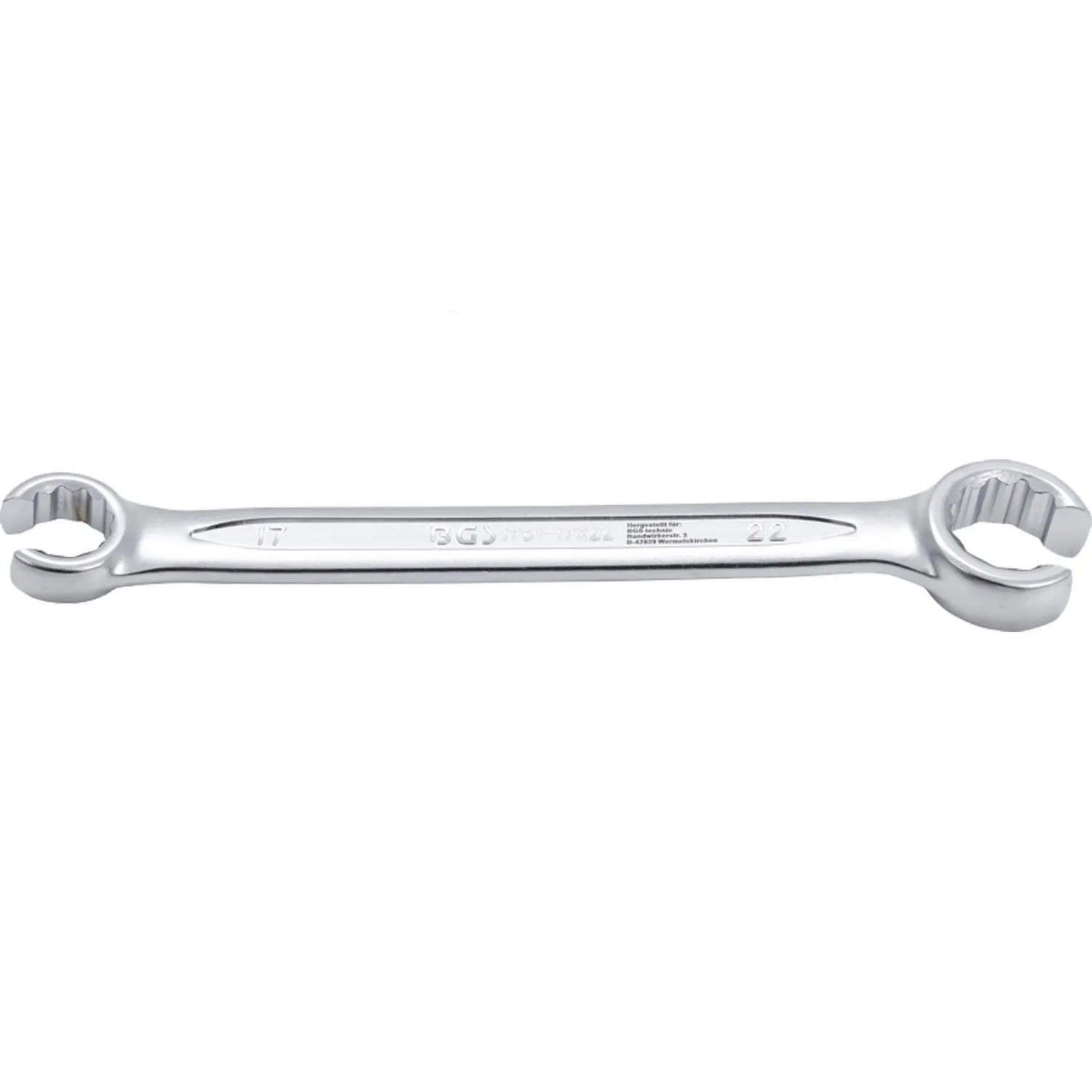 BGS Offener Doppel Ringschlüssel SW 17 X 22 Mm 1761 17X22