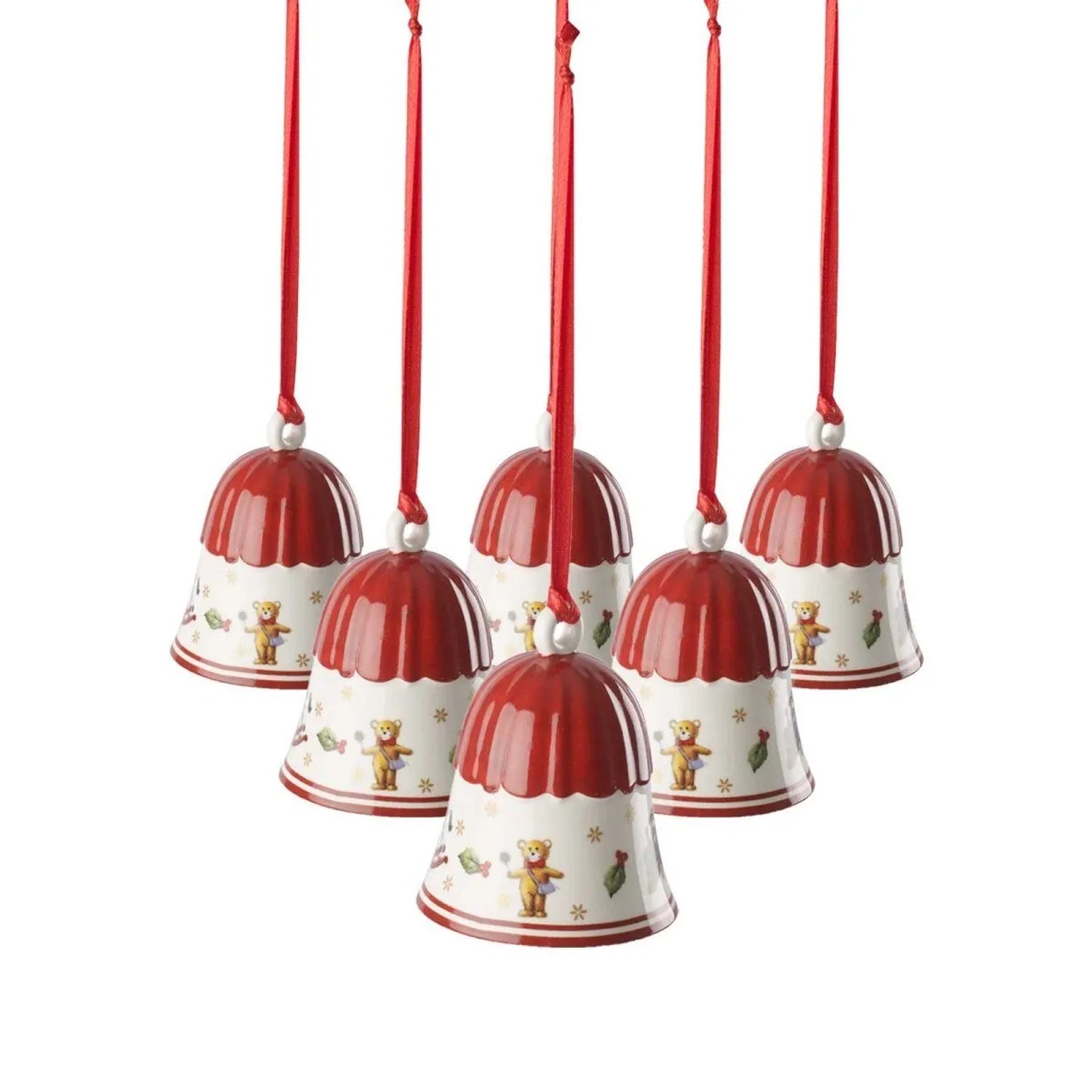 Villeroy & Boch Toy's Delight Decoration Glocke 5,4 cm 6er Set