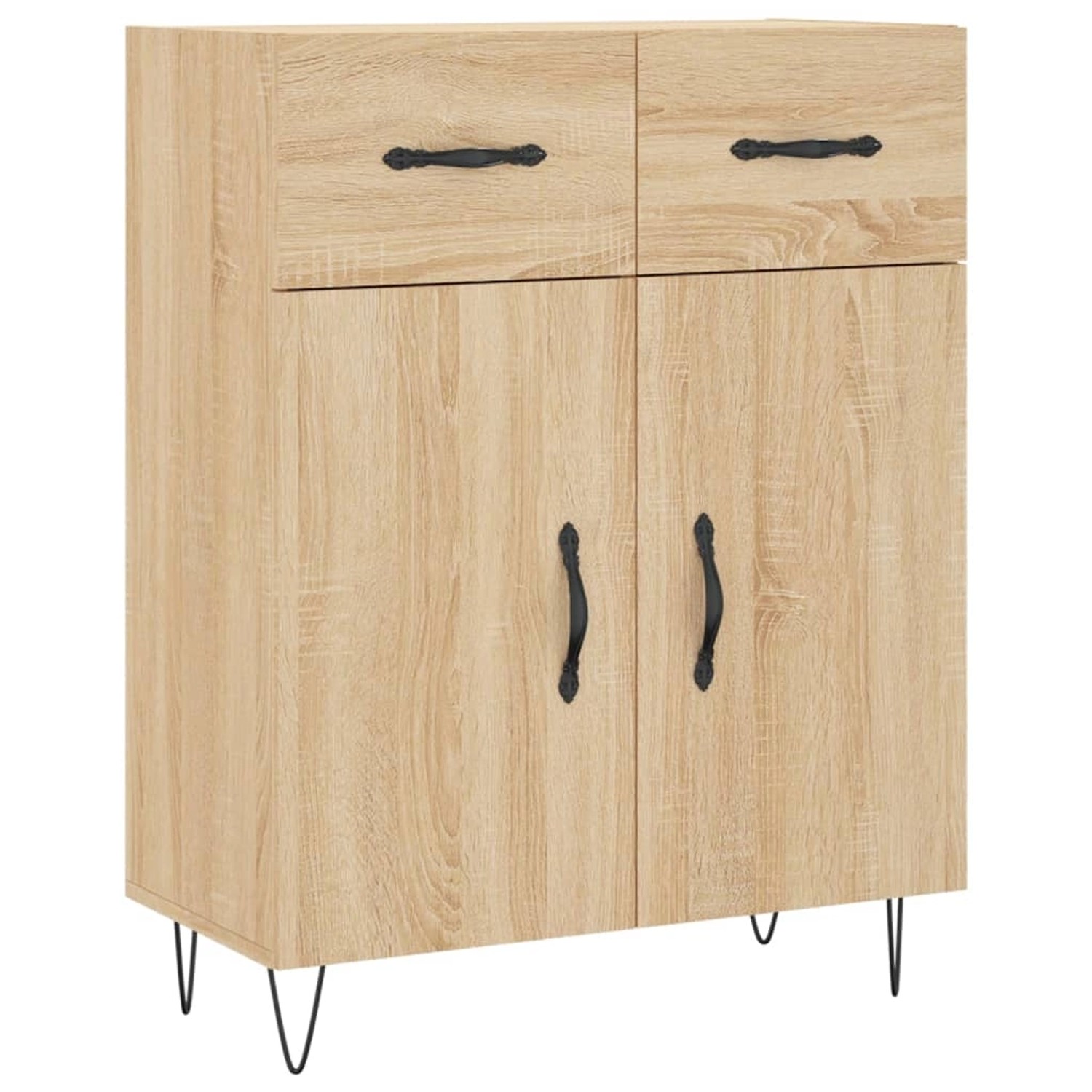 vidaXL Sideboard Sonoma-Eiche 69,5x34x90 cm Holzwerkstoff 827975 günstig online kaufen