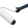 LUX Kurzflorroller, 25 cm breit, mit blauem Griff. Ideal für feste Farbe und Verputzarbeiten.