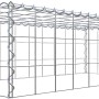 Gabiona Anbaukorb Typ 3, 30x100x50 cm, Maschenweite 10x10 cm, aus verzinktem Drahtgitter.