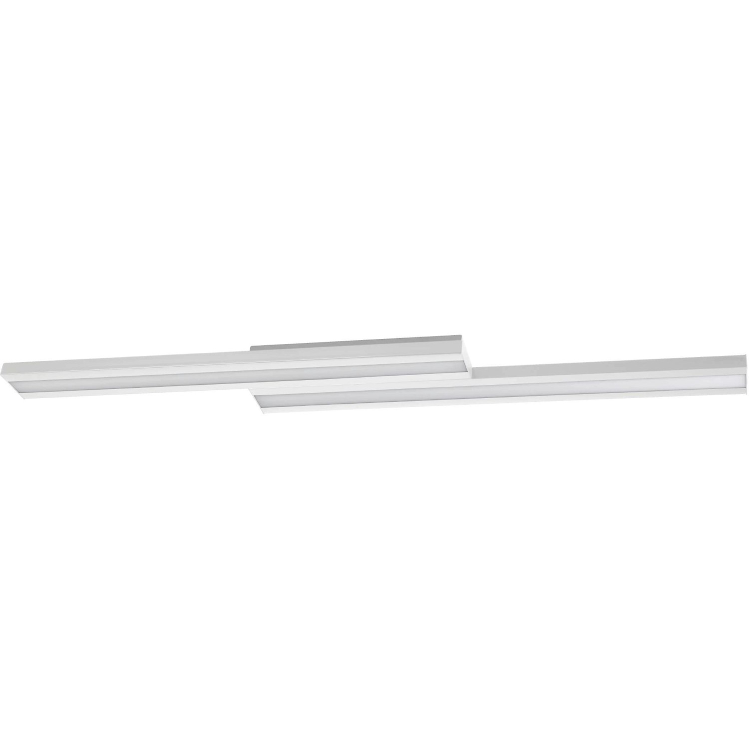 EGLO connect.z Smart Home LED plafondlamp Paranday-Z, ZigBee, app en spraakbesturing Alexa, lichtkleur instelbaar (warm – koel wit), dimbaar, plafond lamp zwart wit, 65 x 31 cm