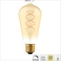 E27 LED-Lampe im Vintage-Stil ST64, 4W, warmweiß, dimmbar.