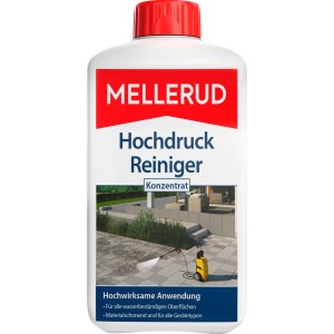 Flasche Mellerud Hochdruckreiniger-Zusatz Konzentrat 1 l für Hochdruckreiniger.